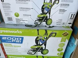 Greenworks Pressure Washer 2000PSI Electric . Condition is New. Shipped with USPS Ground Advantage.