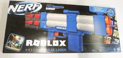 NERF Roblox Arsenal Pulse Laser Motorized Dart Blaster Gun + Virtual ItemSEE NOTE- SOME BOXES HAVE VERY MINOR BOX ...