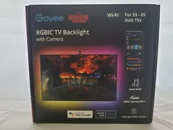 Govee RGBIC TV Backlight With Camera Wi-Fi For 55-65 inch TVS.