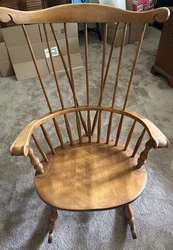 Antique S. Bent & Bros. Maple Rocking Chair- late 50’s early 60’s vintage. Solid chair, standard adult size, very...