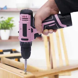 This Cordless Drill Is Equipped with a 2-Speed Transmission, and the Torque Is up to 25n. in Addition, It Is Small and...