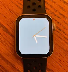 Used Apple Watch series 6. The screen shows a number of scratches consistent with normal wear, almost completely...