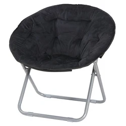 Moon chair adds a colorful and cozy decorative touch to rooms. Weight Capacity:110kg/242.5lb.