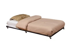 Item model number Trundle. Add sleeping options to your space with the Bellamy Trundle Bed. The six wheels let you...