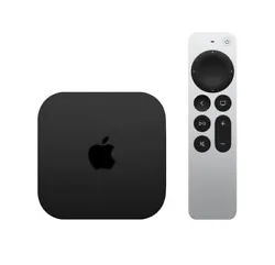 Apple TV 4K 2nd Gen 32GB Media Streamer - Black.