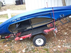 Thus is referred to #111 Loon Kayak. It is one person and the cockpit is 55