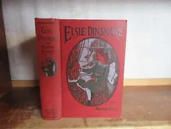 Here is a very interesting and hard to find copy of “Elsie Dinsmore” by Martha Finley, frontispiece by Helene Nyce,...