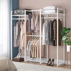 Tribesigns Free standing Closet Organizer. ✔【Clean Yet Functional Design】: Simple appearance designs give you a...