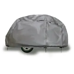 EliteShield ShieldAll Ultimate Teardrop Trailer Camper Cover. TEAR AND FADE RESISTANT POLYESTER: Made with UV treated,...