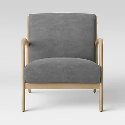 •Mid-century modern armchair brings unique style to your décor •Wood frame keeps things durable and lasting...
