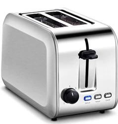 This compact brushed toaster 2 slices is surely the perfect match for your kitchen. Quickly get your. DEFROST--Soften...