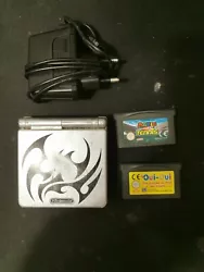 Nintendo Game Boy Advance SP Console Portable + Chargeur +2 jeux