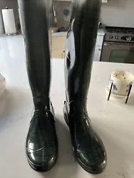 womens rain boots size 8 tall by 143 girl. My mom has had for years and maybe wore one time but they didn’t fit her....