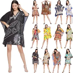 Cool and light polyester tunic dress is a relaxed fit, easy to wear in a choice of gorgeous bright prints. Satin Tunic....