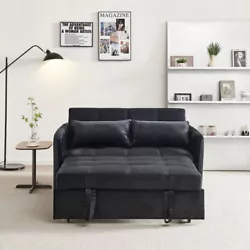 MULTIFUNCTIONAL: It ’ s a multifunctional sofa bed,just put the backrest of the sofa down and pull out the front...