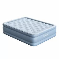 Full air mattress provides a comfortable, restful nights sleep, perfect for out of town guests, sleepovers, travel, and...