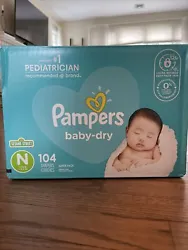 Pampers Baby Dry Newborn Diapers.