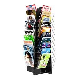 Floor-Standing Magazine Display Rack is ideal for any waiting room or reception area. Due to the lighting effect of the...