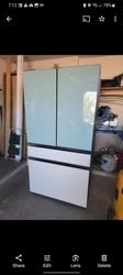 Samsung RF29BB89008MAA Bespoke French Door Refrigerator Emerald Green Panels. Condition is New. Shipped with USPS...