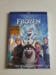 Frozen (DVD, 2013) Widescreen Disney Christmas Holidays Movie Brand New. Cover art on back has a small tear as shown in...