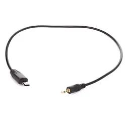 Longueur : 35 cm Couleur : noir Connexions : 1x connecteur jack 2,5 mm, 1x connecteur micro-USB Compatible avec les...