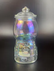 Highly sought after & hard to find iridescent glass gumball machine canister. These are super adorable on display and...