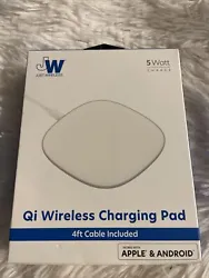 Just Wireless 5W Qi Wireless Charging Pad w/ 4ft Cable.