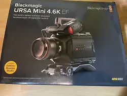 Appareil photo Blackmagic Mini 4.6K, avec monture Canon EF, avec poignée latérale et emballage dorigine. Les...
