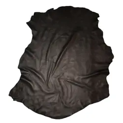 Very Thin Very Soft Black Lambskin. crafts where you need thin black leather at a reasonable price. good for book...