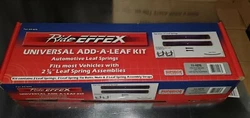 New in box  2x Solid Steel Add-A-Leafs  2x Leaf Straps  Give your truck that lifted look and add up to 500 pounds to...