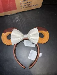 Disney Parks Churro Minnie Mouse Bow Ears Headband Adult NWT Global.