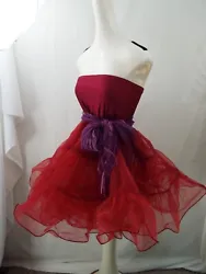 Red Crinoline/Petticoat 1950s style.Great for dressing up, in very good condition.  Elastic waist, 