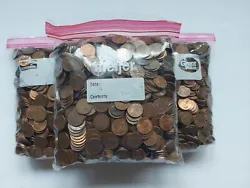 10 LBS Bulk Circulated Copper Pennies. 1959-1982 Free Shipping. These have not been searched for errors and or...