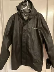 Frogg Toggs Windbreaker Rain Jacket Hoodie Mens XL Polypropylene.