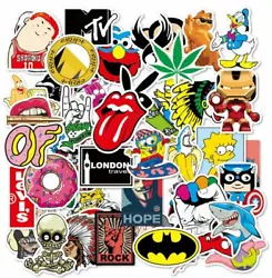 200pc Mixed Random Waterproof Skateboard Stickers Bomb Funny Coolest Vinyl Decals Dope Sticker for Laptop Luggage Car...