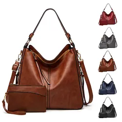 With top handle and a long removable and adjustable shoulder strap for the large hobo handbag, you can use it as a...