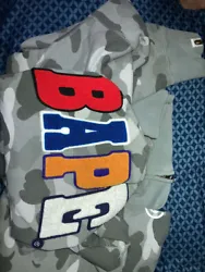 Bape Hoodie. Grey camobought it a week ago didn’t fit couldn’t return size XL paid 600