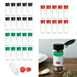 Set Include : 10Pcs Spice Jars. 10 Plastic Spice Bottles Reusable Containers Jars with Sifter Lid. Material : Plastic....