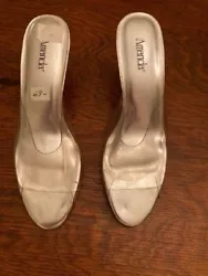 Amanda clear vinyl heels, 3