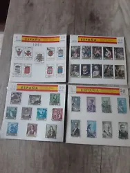 Lot 37 anciens timbres ESPAGNE oblitérés.