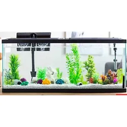 Long-life LED eliminates the need for bulb replacement LED fish tank hood is ideal for most 24