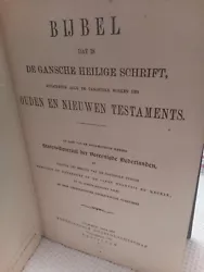 Chez Nederlandsch Bijbelgenootschap. à Amsterdam en 1928. Bible ancienne. Les objets seront envoyés avec suivi....