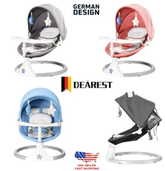 Five-Speed Swing. Max Load: 12 Kg / 26.4 lbs. Bluetooth Music. Size: H:72cm/ W: 61cm / Back Top 58cm => H/W/BackTop...