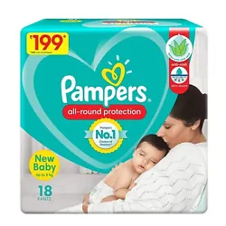 NEW & IMPROVED Pampers all-round protection pants have ANTI-RASH BLANKET containing Lotion with Aloe Vera, to keep your...