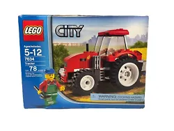 New in Box LEGO CITY Red Farm Tractor Set 7634 Farmer Sealed Unopened RARE
