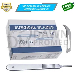 The #12 scalpel blades are multi-functional tools which can be used for a wide range of tasks in industries. The...