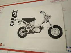 1975 Yamaha Chappy Scooter Bike Motorcycle 1 Page Sales Brochure Sheet Flyer. Shows age. We ship quickly. Thank you.
