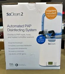 You are bidding on a SoClean 2 (SC1200) - Automated PAP CPAP Disinfeting Cleaner & Sanitizer Machine. The unit comes...