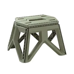 Made of premium PP material, the folding stool is lightweight and practical. The stool length is about 35cm, the width...