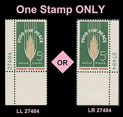 MNH - Mint Never Hinged. vert - vertical. PNC - Plate Number Coil. I will send out any one stamp based on availability....